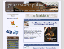 Tablet Screenshot of guitarra.artepulsado.com